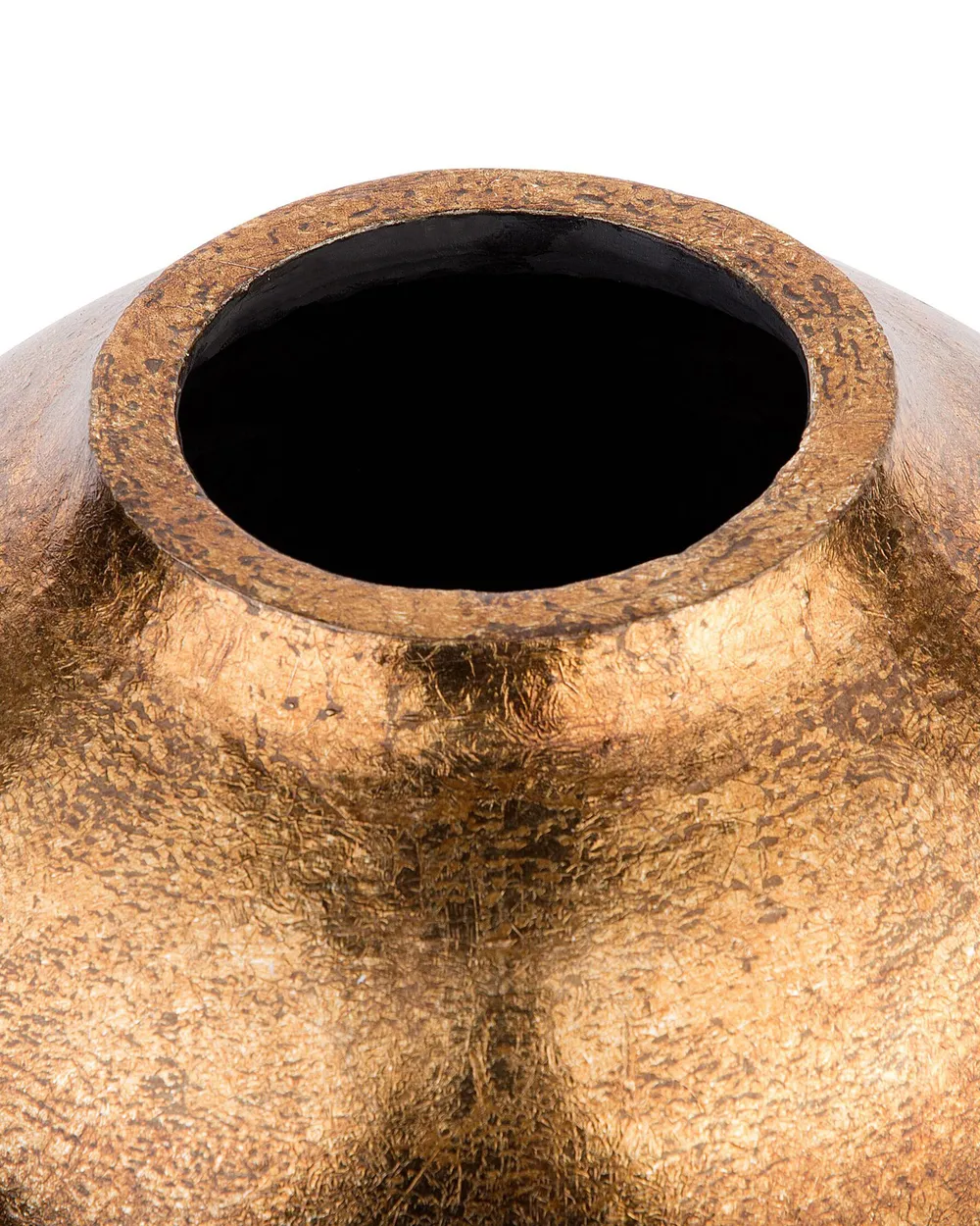 Dekovase LORCA 48 cm Keramik Goldbraun_722700