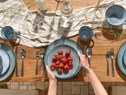 Tafelservice 16-teilig JUNIPER Steinzeug Hellblau_864189