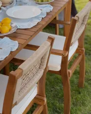 Gartenstuhl 2er Set SUMIRAGO Akazienholz Hellbraun_1074492