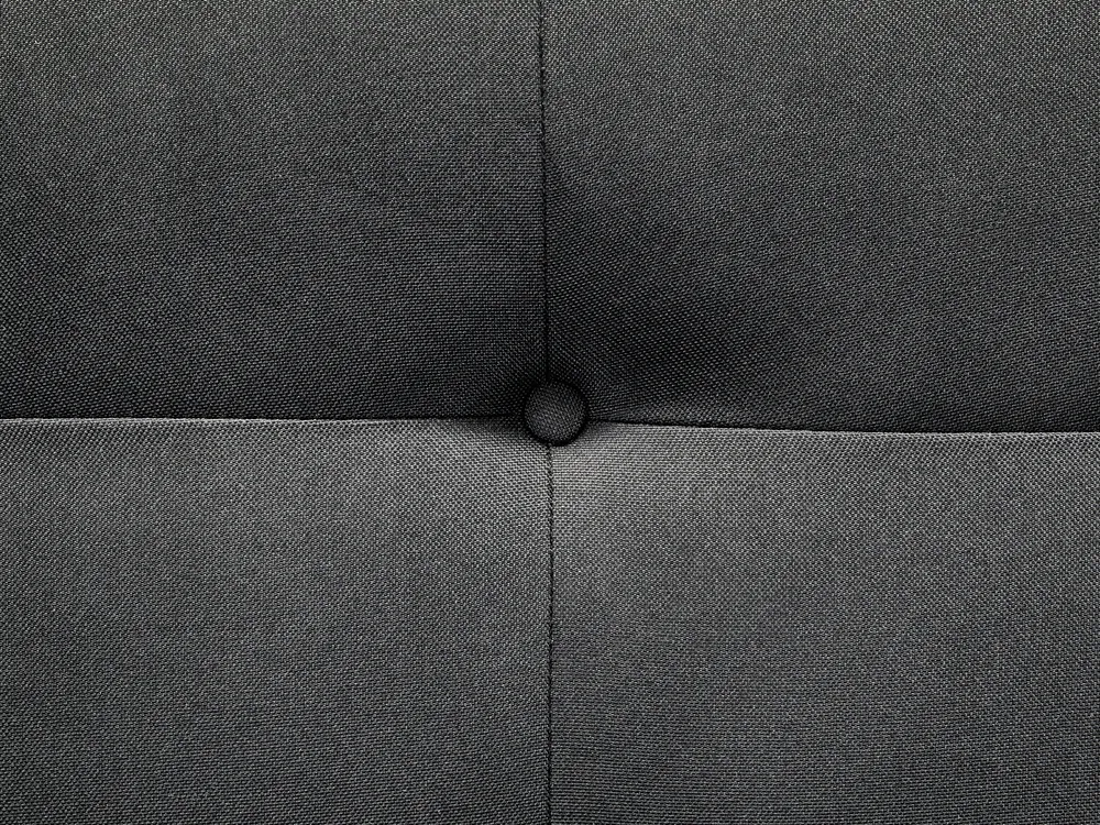 Sofa Bed 3 Seater FLORLI Fabric Black_704147