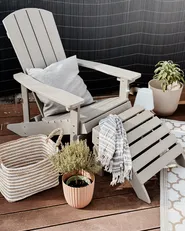 Gartenstuhl ADIRONDACK Hellgrau_933062