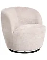 Drehsessel KUOLPA Chenillegewebe Beige
