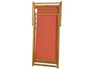 Folding Deck Chair ANZIO Acacia Wood Red_957724