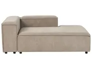 Modular Corner Sofa 4 Seater ARDAL Corduroy Light Brown Left Hand_940689