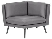 Garten Ecksofa 5-Sitzer LORETELLO Grau_862502