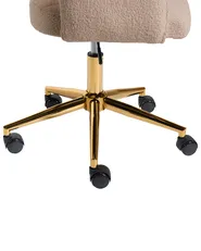 Desk Chair KATONAH Boucle Beige_1099438