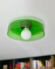 Ceiling Lamp LUGUSE Glass Green_1161737