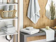 Set of 9 Towels MITIARO Terry Cotton Mint Green_841766