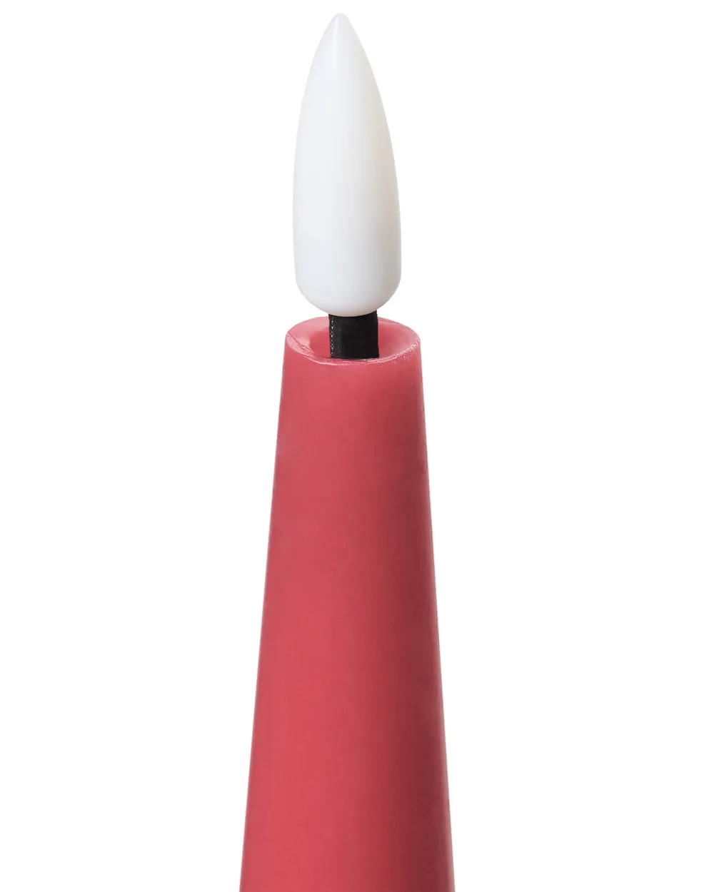 Set of 6 LED Candles AURUM 28 cm Red_1015928