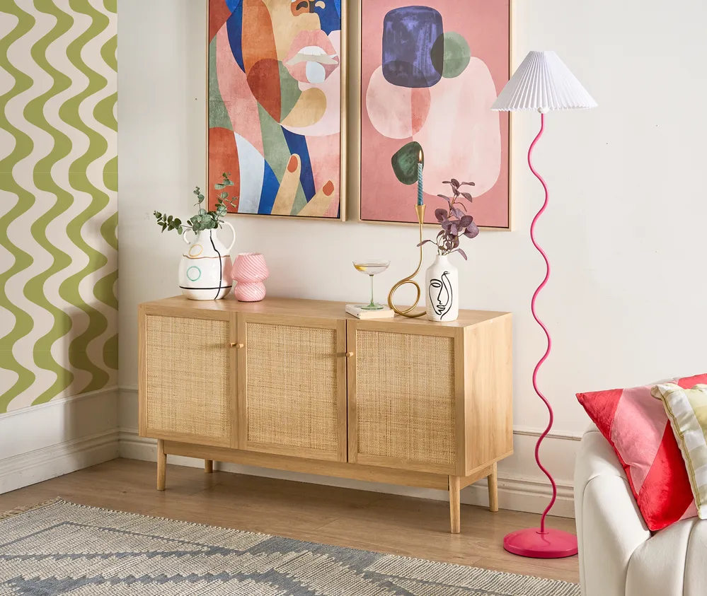 Floor Lamp JIKAWO Metal Pink_1075010