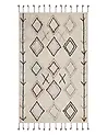 Teppich CORUM Beige 140 x 200 cm Baumwolle