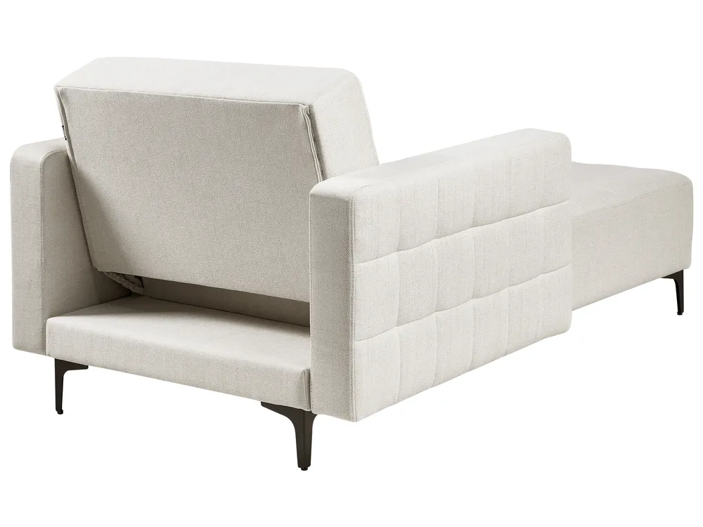 Chaiselongue ABERDEEN Stoff Cremeweiß_1038636