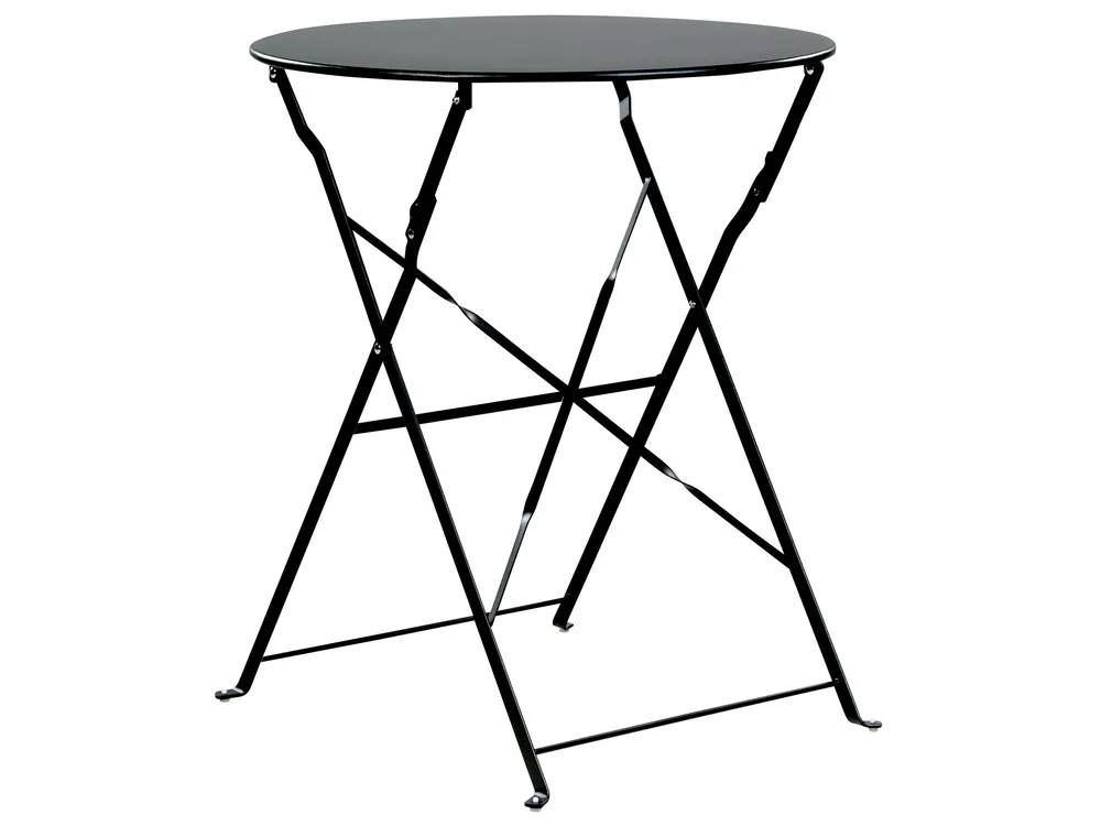 Bistro Set klappbar FIORI Metall Schwarz_879134