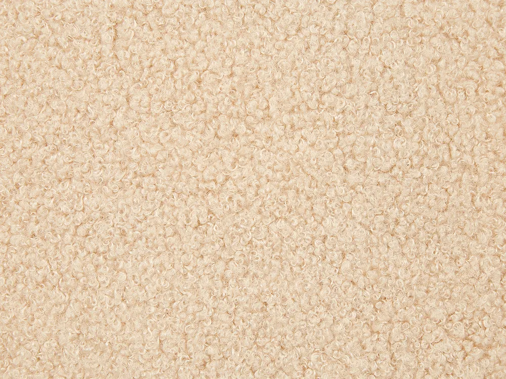Dekokissen 2er Set LEUZEA 45 x 45 cm Bouclé Beige Ohne Muster_903286