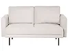 Sofa 2-Sitzer BREDA Stoff Hellbeige