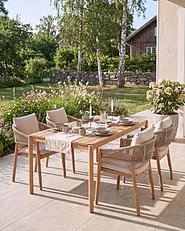 Gartenstuhl 2er Set MARZAMEMI Akazienholz Hellgrau_1154784