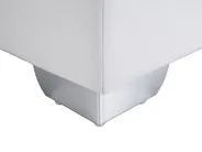 Boxspringbett Kunstleder PRESIDENT 160 x 200 cm Schwarz / Weiß_709168