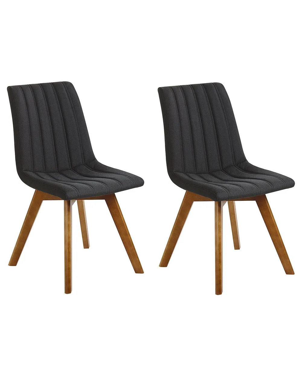 Esszimmerstuhl 2er Set CALGARY Schwarz