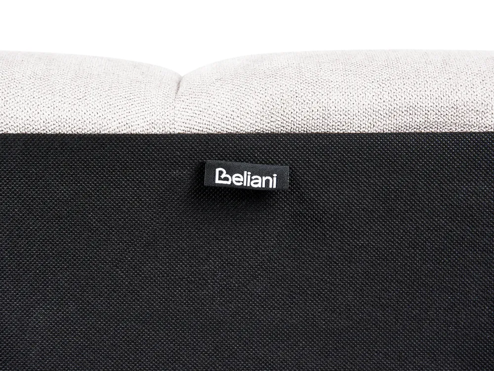 Bett mit Stauraum VAUVERT Stoff Cremeweiß 180 x 200 cm_1093287