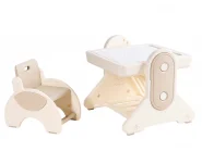 Kids Table and Chair Set MILA Beige_1150231