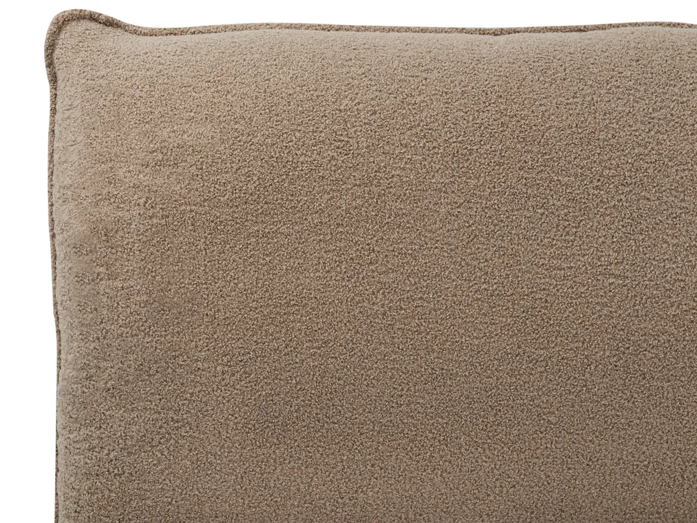 Bett mit Lattenrost Bouclé VINAY 180 x 200 cm Braun_970364