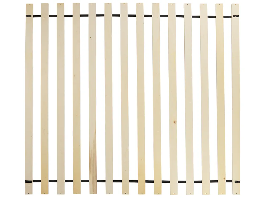 Bett mit Lattenrost Bouclé ROISEL 180 x 200 cm Hellbeige_938031
