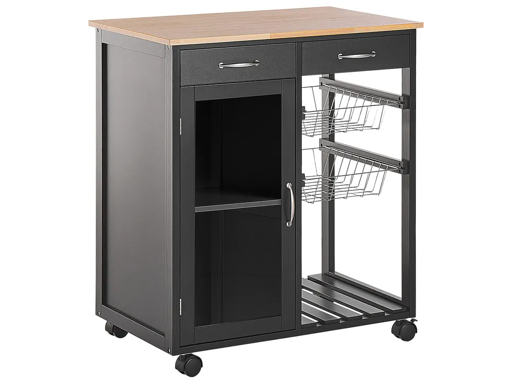Servierwagen BOVES Schwarz