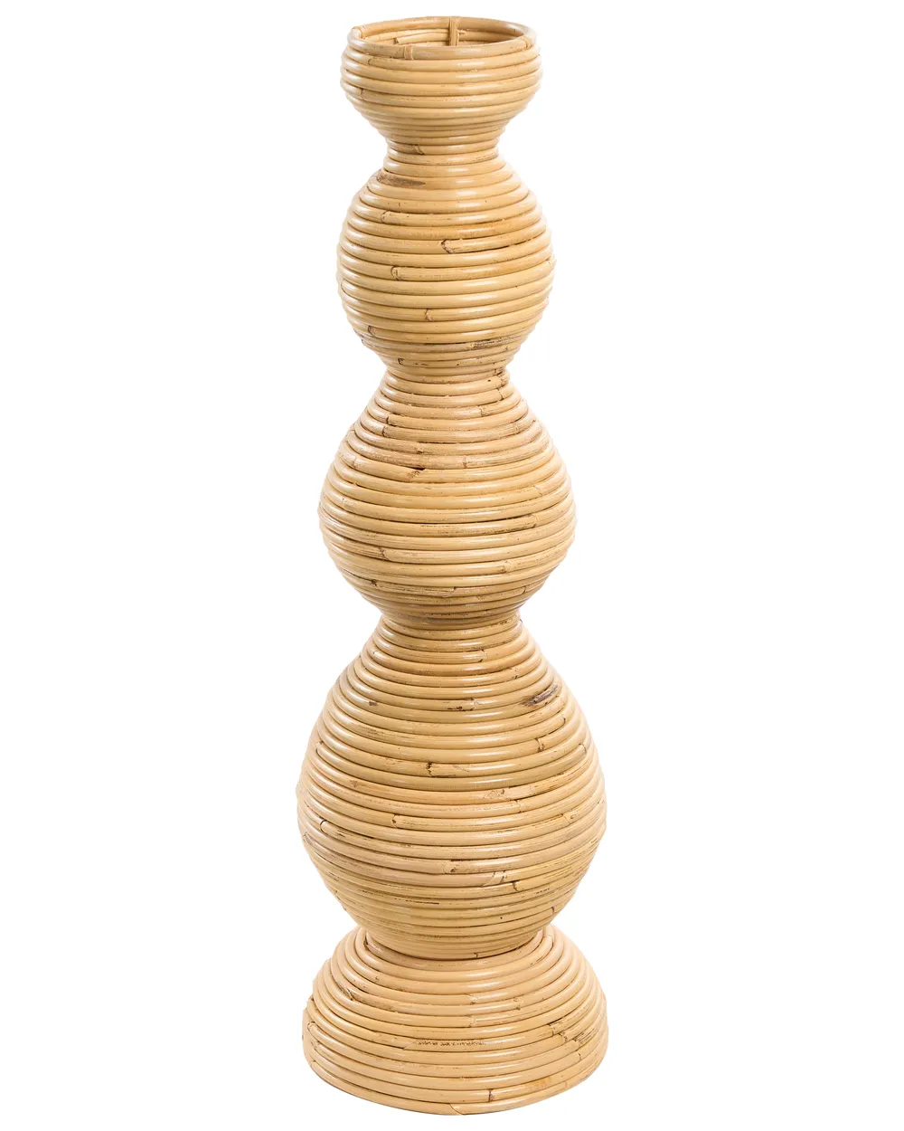 Dekovase GERACE 70 cm Rattan Naturfarben