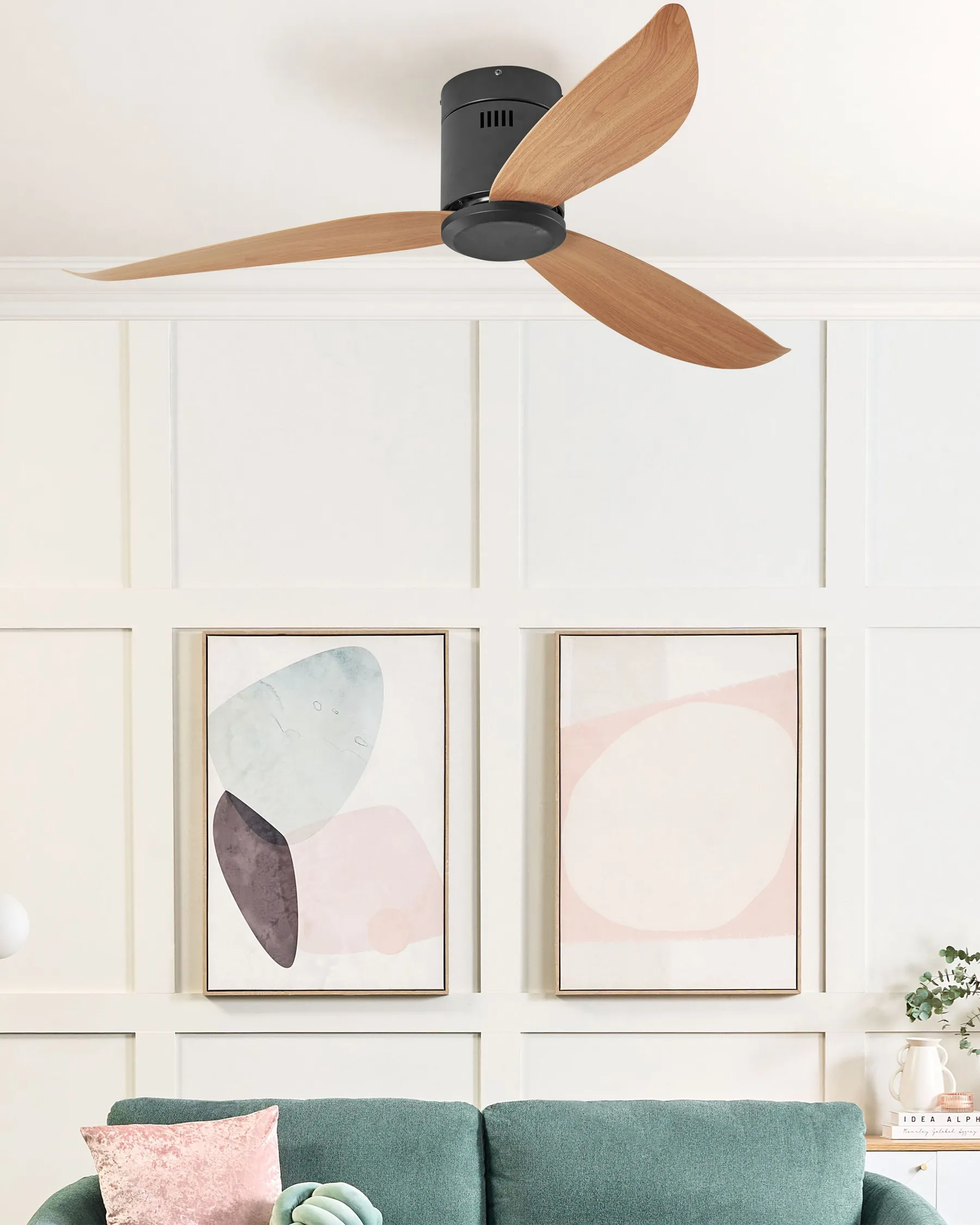Ceiling Fan MALAD with Remote Black_861553
