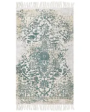 Rug BOYALI Light Beige 80 x 150 cm Viscose_836758