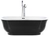 Freistehende Badewanne TESORO 170 x 77 cm Schwarz