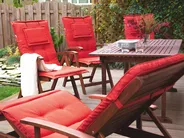 Gartenstuhlauflage TOSCANA 50 x 70 cm Rot_801472