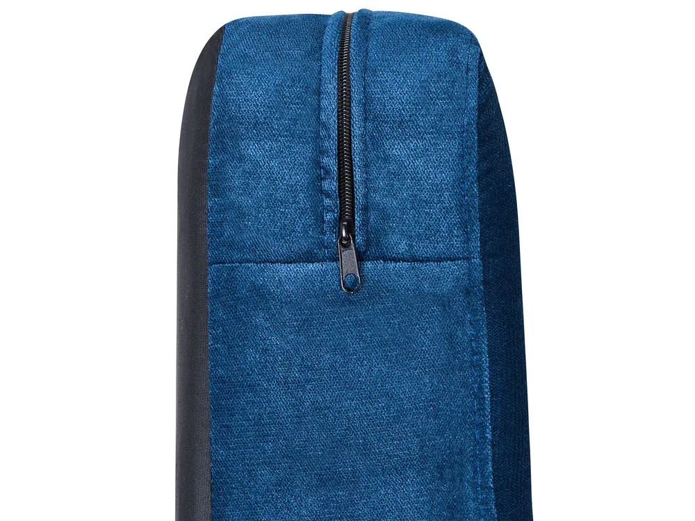 Living Room Set 5 Seater SKIEN Velvet Navy Blue_1034291