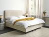 Adjustable Bed Fabric DUKE II 180 x 200 cm (EU Super King) Beige
