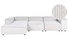 Modul Ecksofa 4-Sitzer ARDAL Cord Cremeweiß rechtsseitig