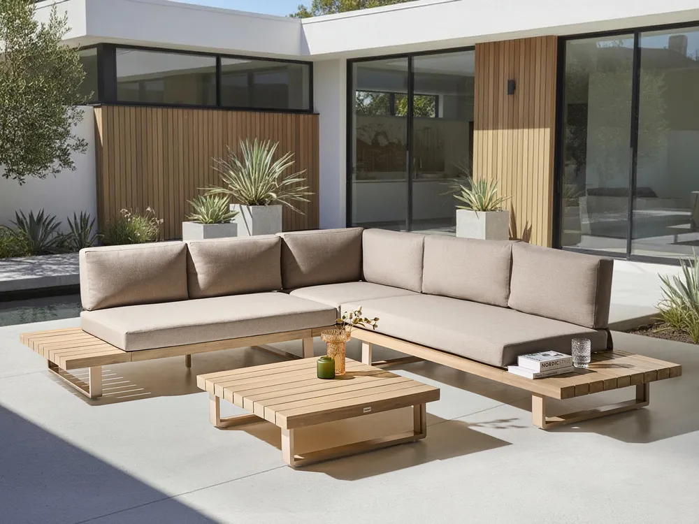 Outdoor Kissenbezug Set MYKONOS Taupe