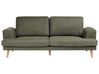 Sofa 3-Sitzer KILDAL Stoff Grün