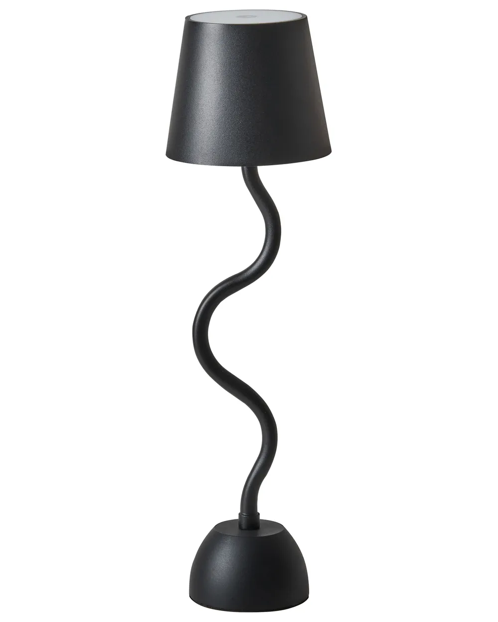 Kabellose LED Tischlampe VOUGA mit Dimmer Metall Schwarz