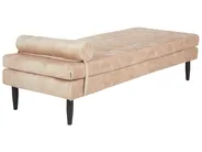 Chaise Longue USSEL Velvet Beige_925585