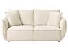 Sofa 3-Sitzer KUNES Stoff Hellbeige