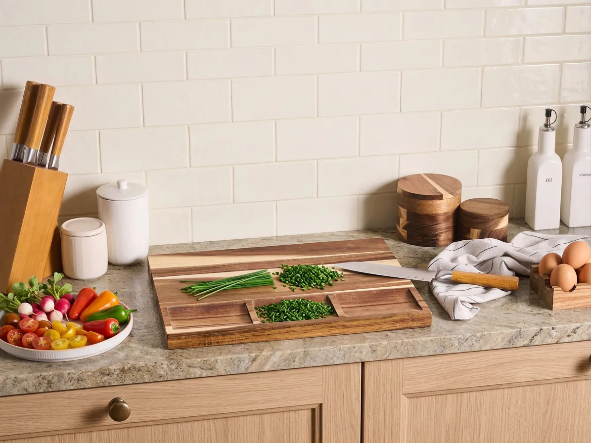 Chopping Board ANNATTO Acacia Wood Brown_1074363