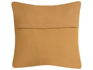 Dekokissen 2er Set GOPI 45 x 45 cm Jute Hellbraun Geometrisches Muster_1124926