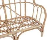 Lounge Set mit Tisch 4-Sitzer BRINDISI Rattan Naturfarben_796585