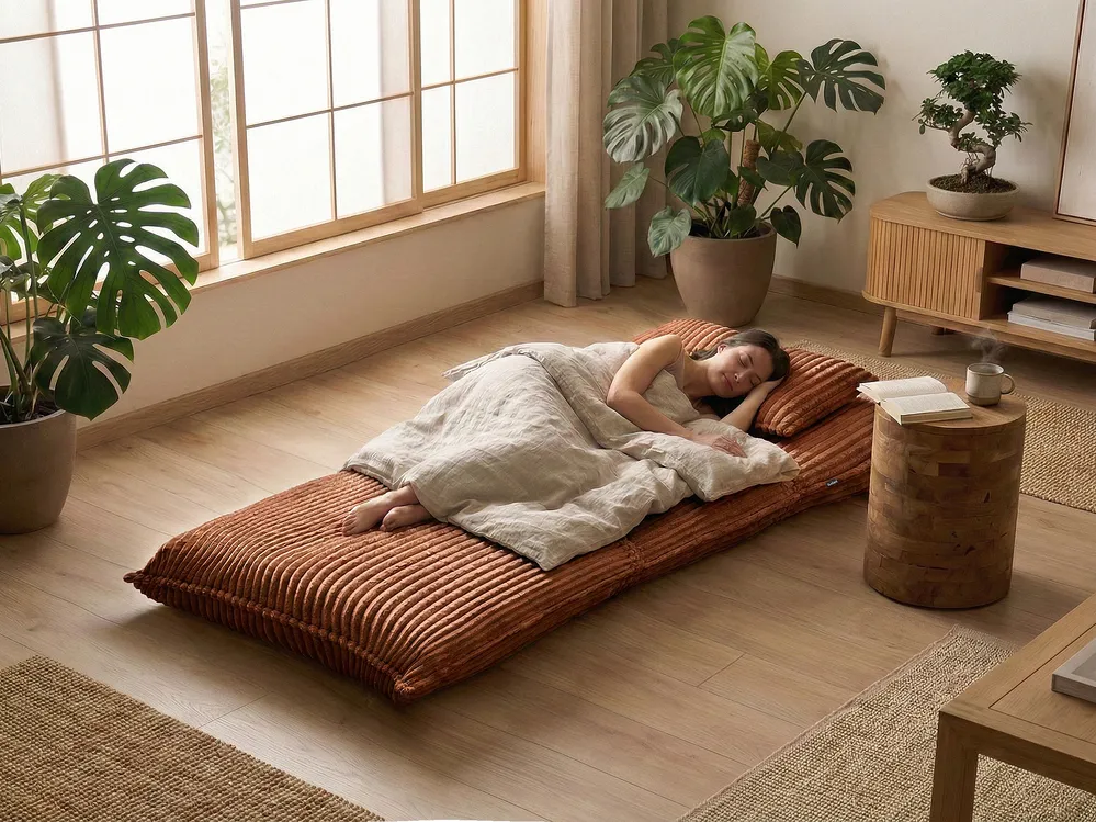 1-Sitzer Schlafsofa LYSEKIL Cord Goldbraun_1058917