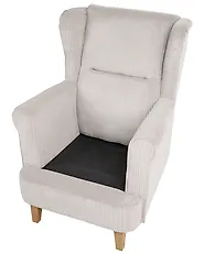 Wingback Chair ABSON Corduroy Beige_1186227
