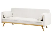 Sofa Bed 3 Seater ASAA Fabric Off-White_894685