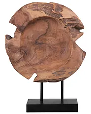 Figuur Vis PLAICE FISH Teakhout Bruin_758916