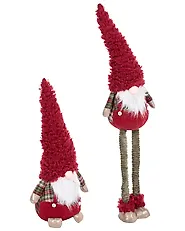 Weihnachtsdekoration 2er Set SARAMO 70/71-102 cm Zwerg Rot_1175420