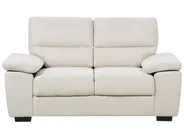 Living Room Set 5 Seater VOGAR Fabric Light Beige_901161