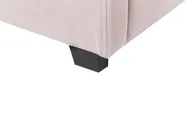 Krevet s prostorom za pohranu VINCENNES Samet Pastelno ružičasta 160 x 200 cm_837342